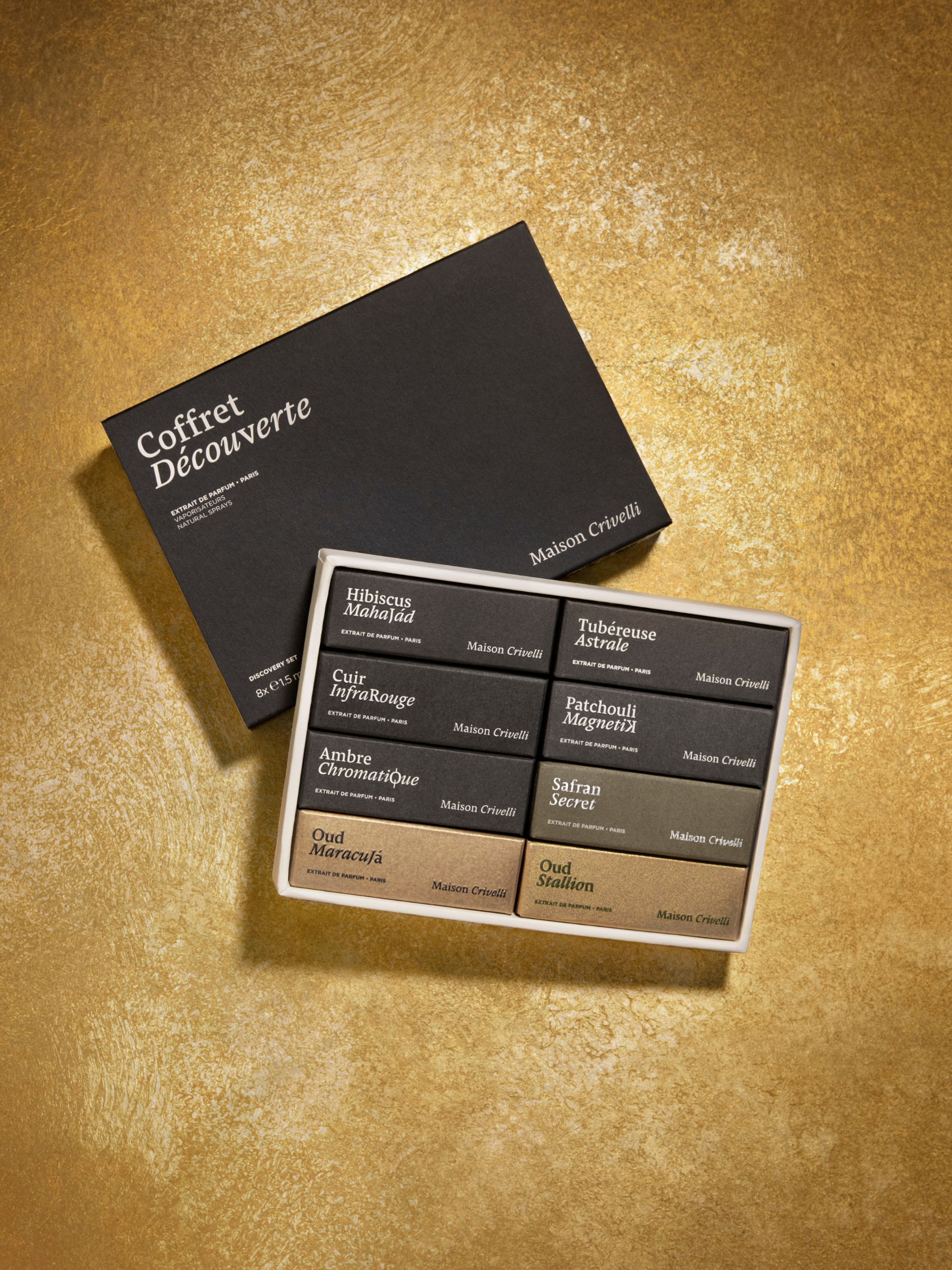 Discovery set extraits de parfum | Maison Crivelli