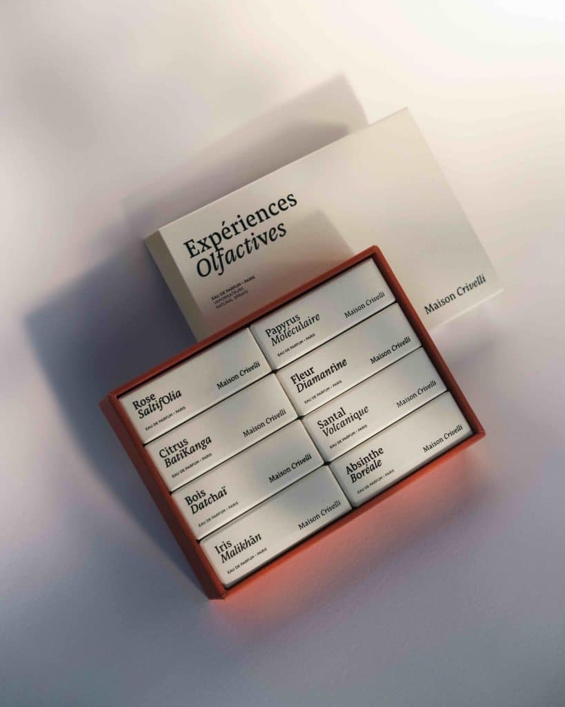 Coffret echantillon decouverte parfum - Maison Crivelli