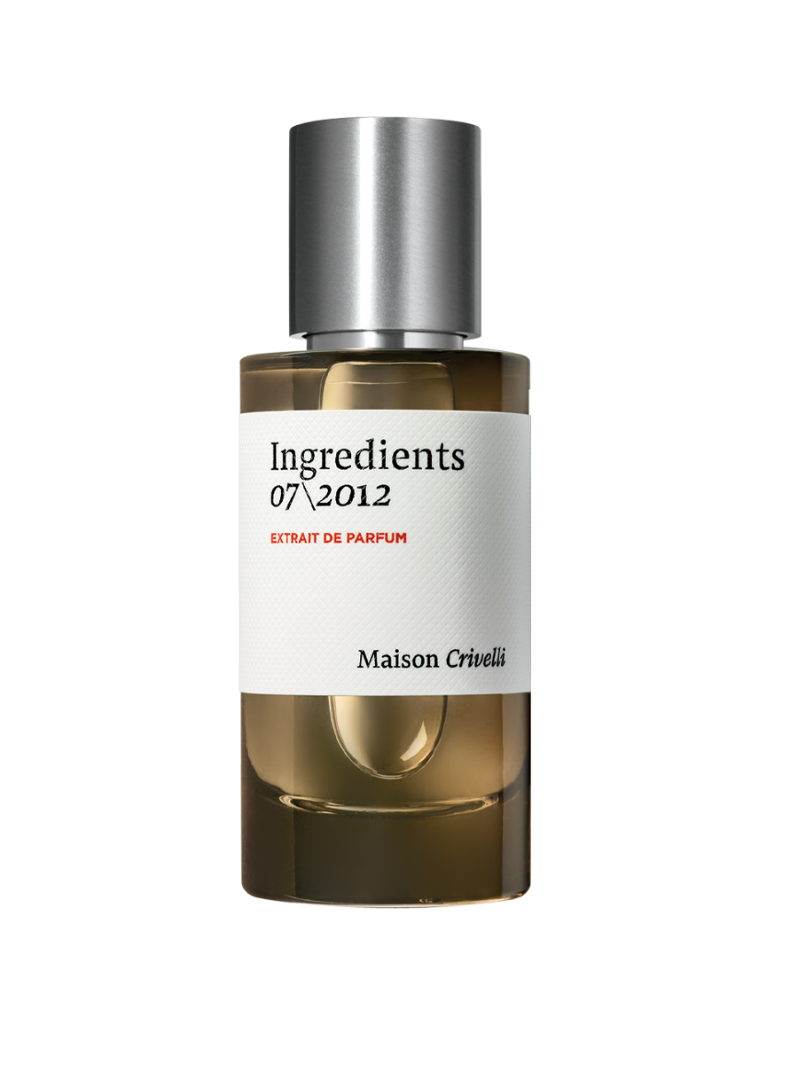 Ingredients 07\2012 extrait de parfum Maison Crivelli