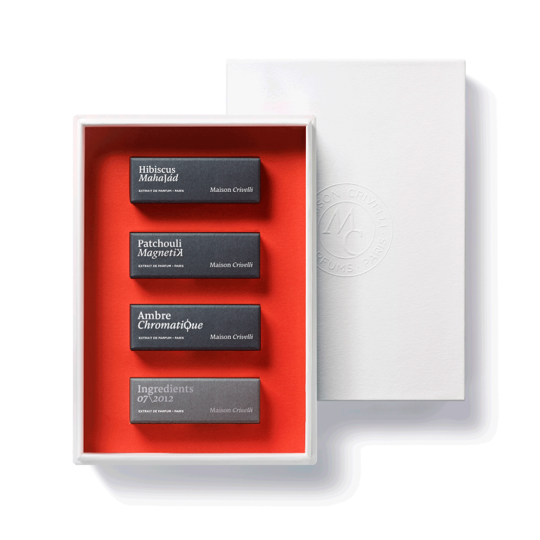 coffret extraits de parfum Maison Crivelli